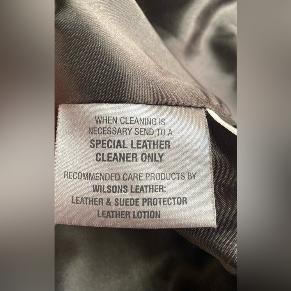Wilsons Leather Women’s Jacket Size Large Chocolate Brown Color - Picture 6 of 16